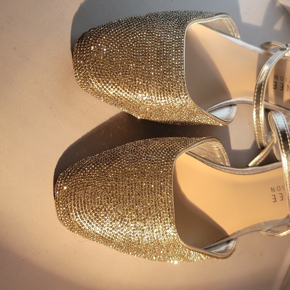 Gold Glitter Women's Shoes
